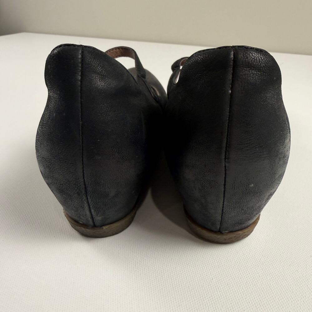 Dansko Black Leather Mary Jane Wedge Shoes Comfortable Casual Size 39 (8.5-9) - Picture 9 of 16